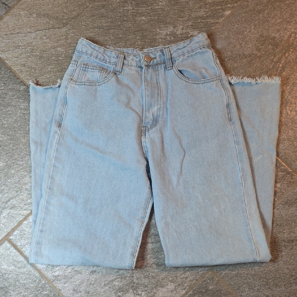 BaeVely Jeans Size S Raw Hem...See Measurements